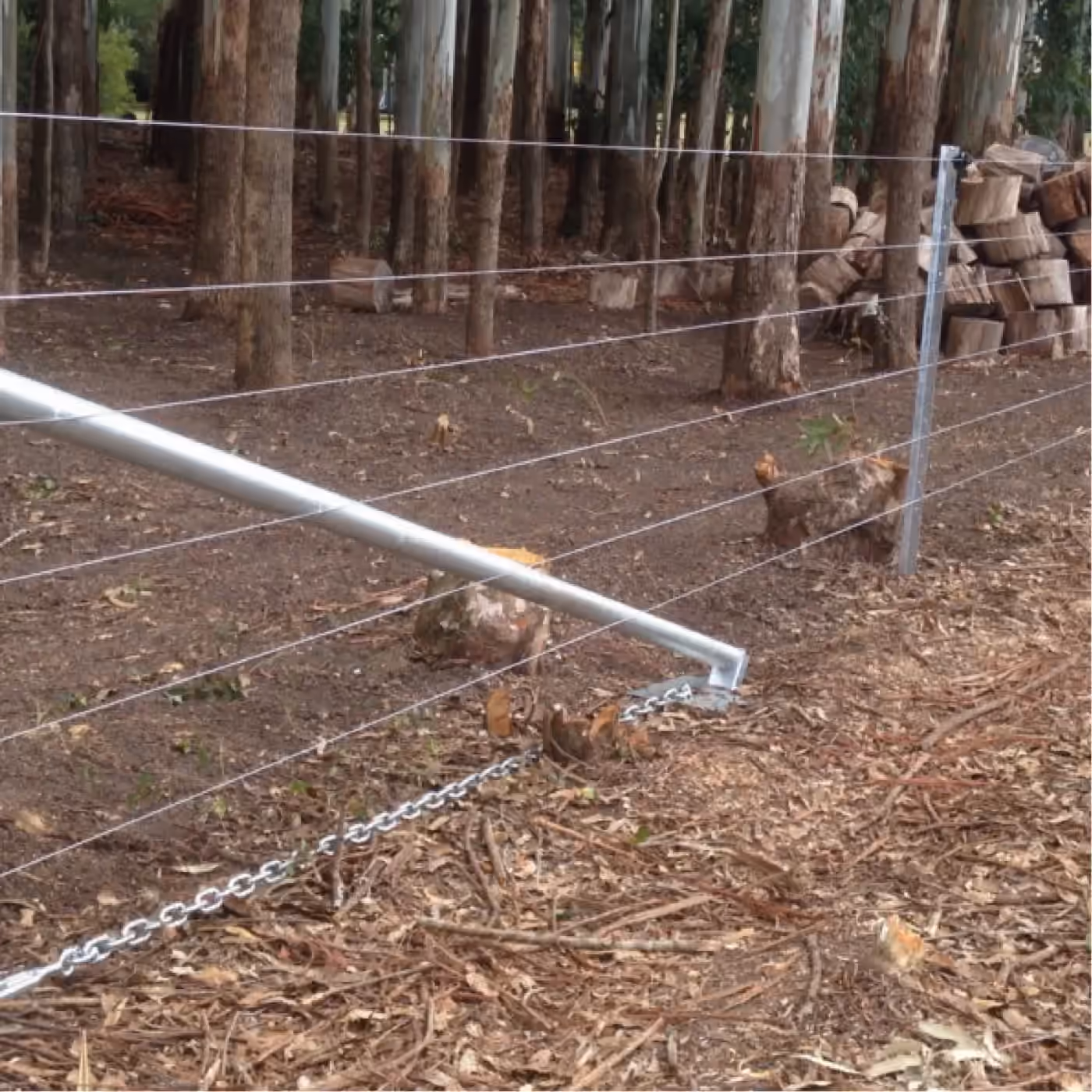 Instalación del sistema de alambrados Ecofence, fotografía 13
