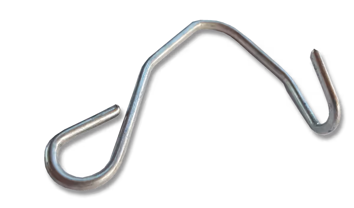 Atillo de alambre galvanizado - 100 unidades