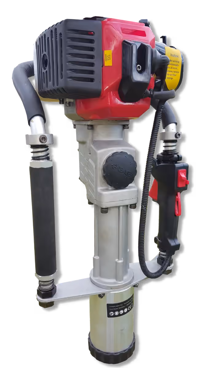 Hincadora a motor para pickets - Con valija y accesorios